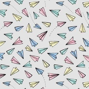 Paper Planes in Pastels