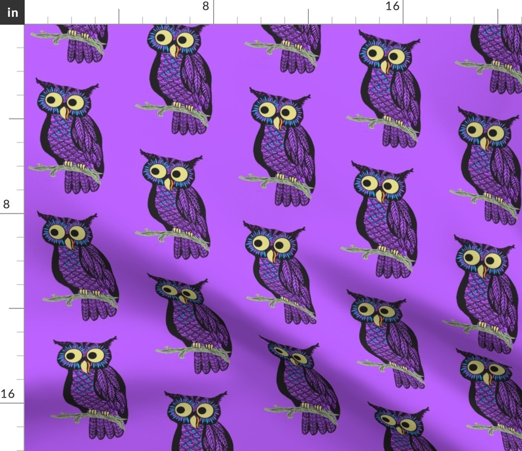   Halloween Owl // cute owl //  pink owl fabric // kids 