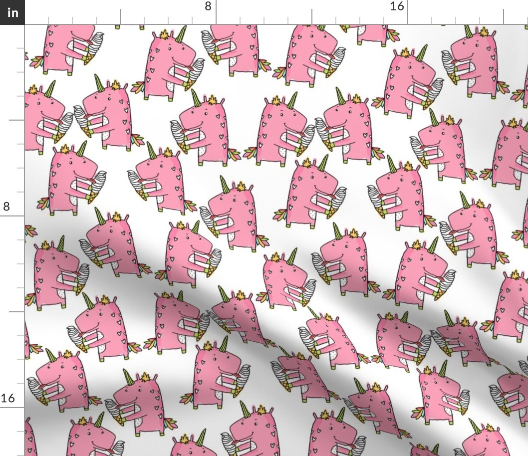 unicorn icecream pattern