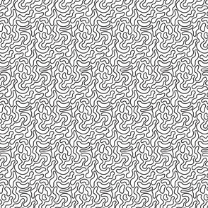 Abstrat doodles design.  Curly swirls lines pattern.