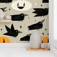 MCM Crows and Jack-O’-Lanterns by Friztin