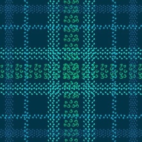 A ride under the northern lights plaid