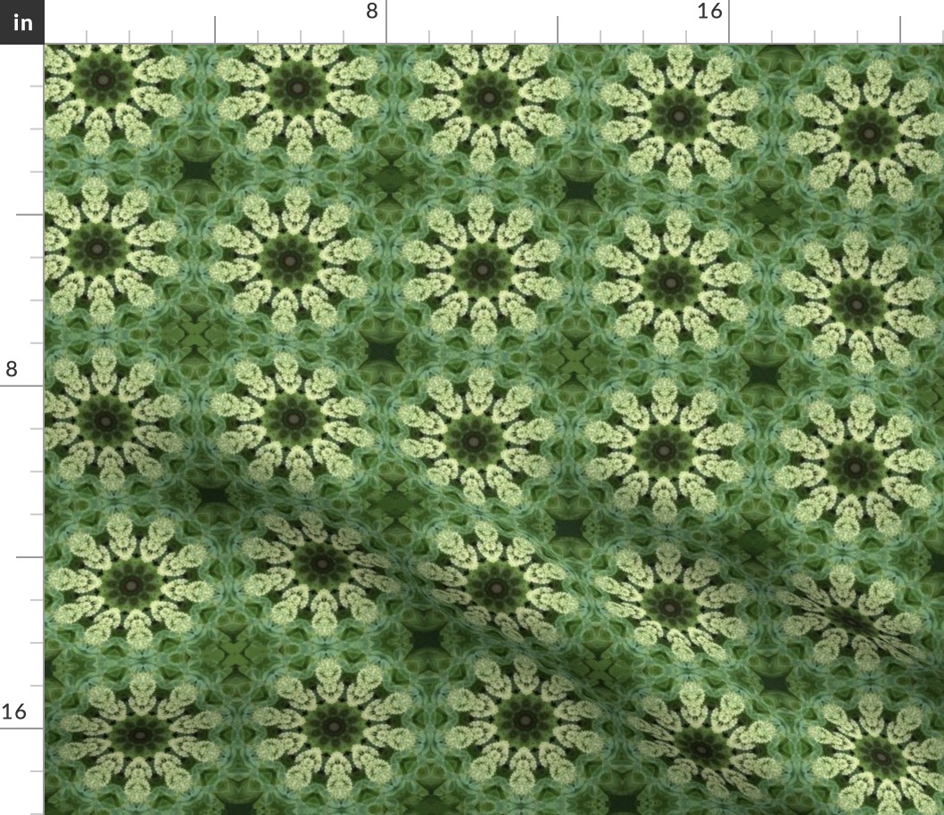 Green Sedum Snowflakes 2365