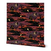 Magical Halloween Night - large - bonfire glow 