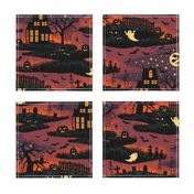 Magical Halloween Night - large - bonfire glow 