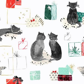 cat_christmas_presents