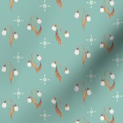 Lily in Toffee & Robins Egg Blue