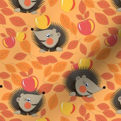 hedgehogs and apples