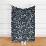 Navy Blue Digital Camo NWU