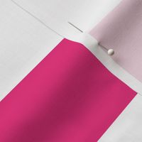 Hot Pink and White Broad Stripe