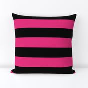 Broad Pink and Black Stripe