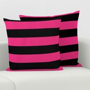 Broad Pink and Black Stripe