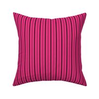 Hot Pink and Black Stripes