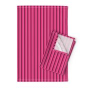 Hot Pink Black and White Stripes