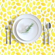 Watercolor Lemon Pattern