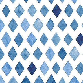 Indigo Diamond Pattern