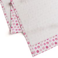 Watercolor Polka Dot in Pink