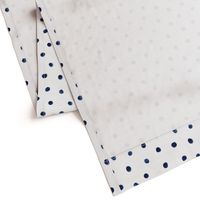 Small Watercolor Polka Dot in Indigo