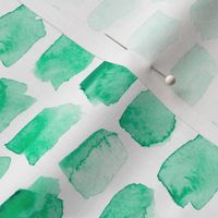 Watercolor Blocks in Emerald Green