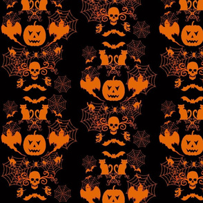 Halloween Damask