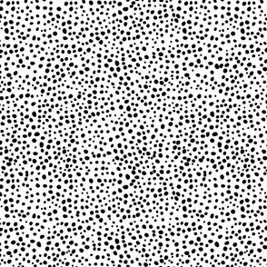 black and white dots