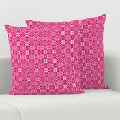 Hot Pink Pixel Geometric