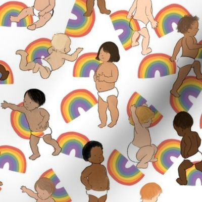 Babies with Rainbows