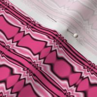 Pink Beaded Tribal Stripe