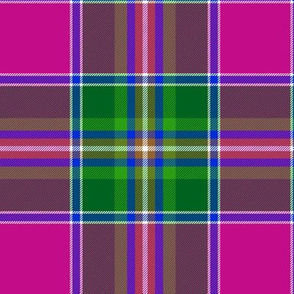 Spens / Spence tartan, 6" pink variant