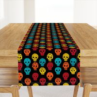 Sugar Skulls fabric day of the dead holiday fall autumn seasonal halloween pattern multi