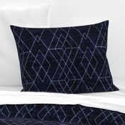 Geometric Grid - Navy texture 