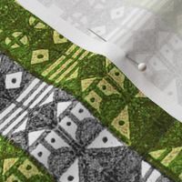 Tribal Stripe - Green & Gray