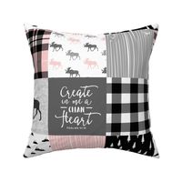 Create in me a clean heart - moose wholecloth