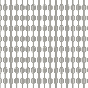 Grey and White Geometric Striped Lines