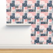 Cherry blossom patchwork