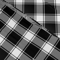 MacPhee / MacFie / MacFee black and white tartan, 3"