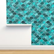 Abstract Waves (Turquoise)