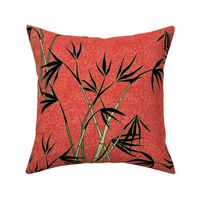 bamboo - red and black