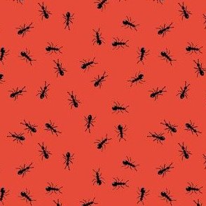 ants marching - red