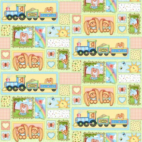 WSS - Bubble Train Patch Print