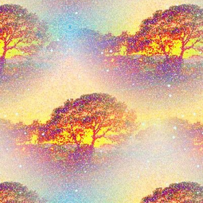 pointillist_sunset_tree_cloud_by_paysmage