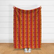 SPICED WARM IKAT CHEVRON SUNSET JUNGLE BLENDER