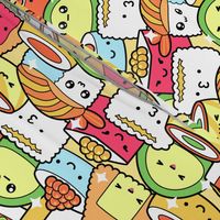 Colorful Kawaii Sushi with Sparkles