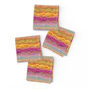 FUNKY WAVY AGATE STRIPES SPICED JUNGLE SUNSET