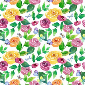 Seamless_floral_pattern_with_roses_and_butterfly_on_white