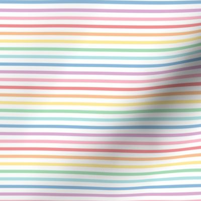 pastel rainbow fun stripes no1 horizontal