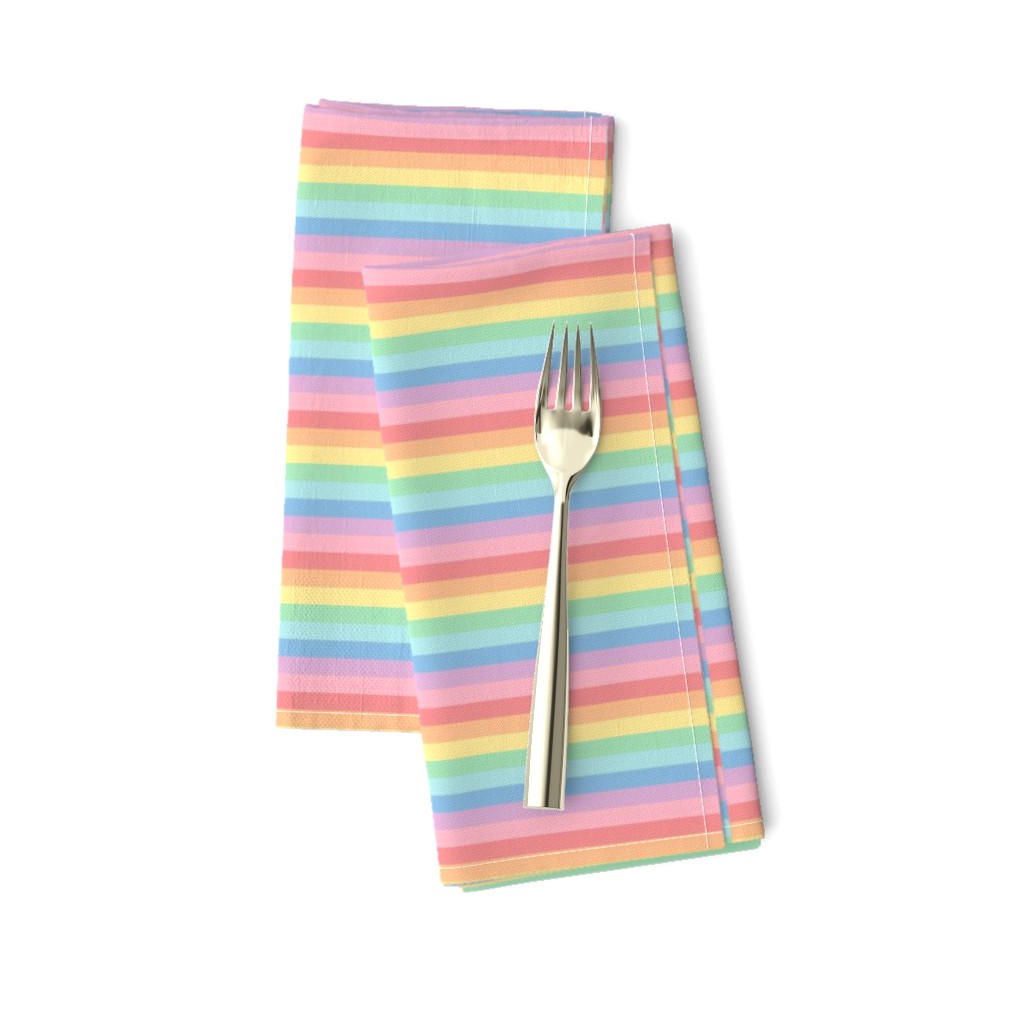 pastel rainbow fun stripes no2 horizontal