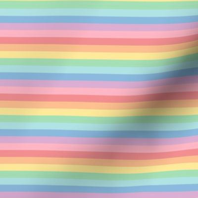 pastel rainbow fun stripes no2 horizontal