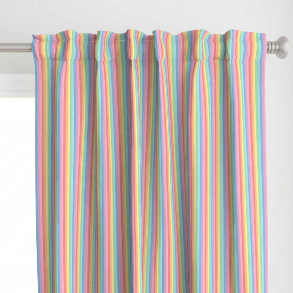 pastel rainbow fun stripes no2 vertical