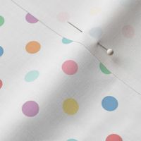 XL pastel rainbow fun polkas